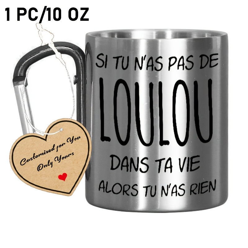 TEMU 1pc 10oz , Interesting Design Coffee Mug For Restaurant And Business Perfect For Home, Office, Or Holiday Gifts (christmas, Valentine's Day,