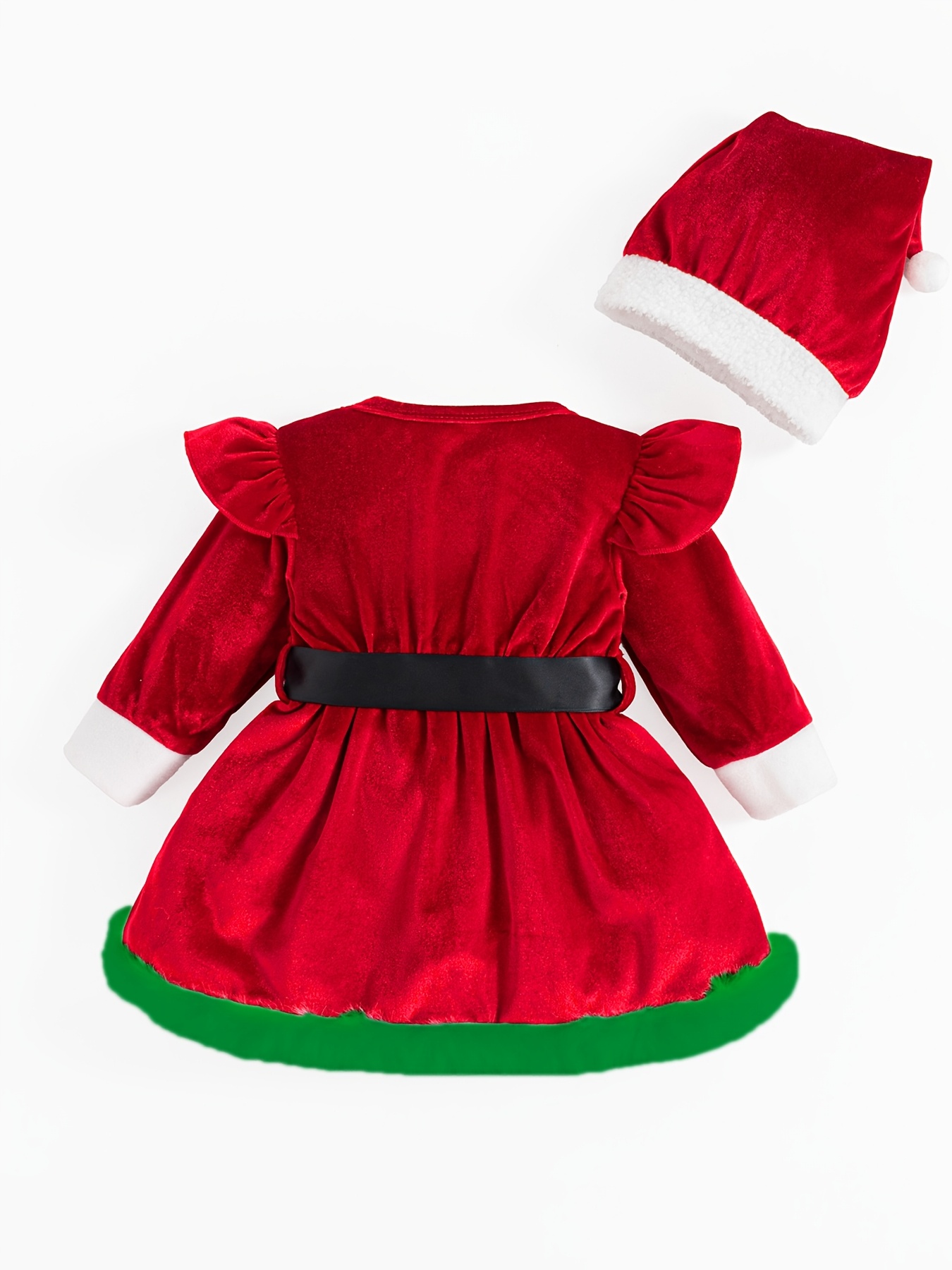 white christmas dresses Mini Boden Baby Girls Red Christmas Reindeer Dress main image 1
