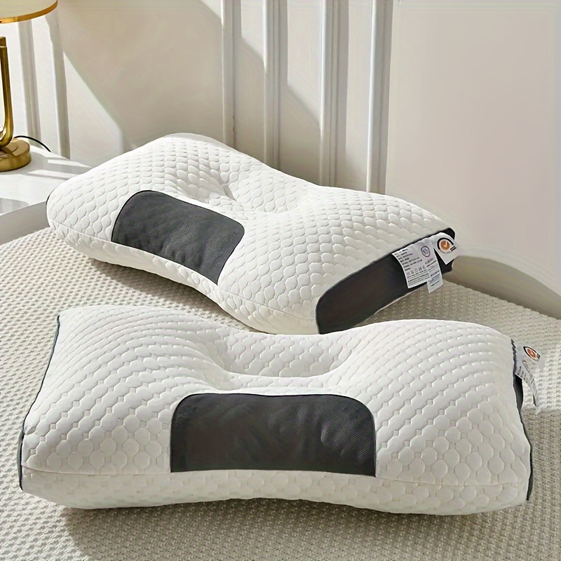 

1pc 3d Spa Massage Pillow, To And Protect The Neck Pillow, Knitted Pillow Bedding Bed Pillows For Bedroom Dorm Room