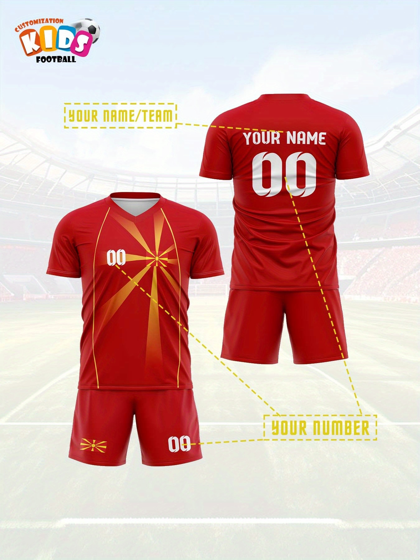 Macedonia Kit North Macedonia Euro Jersey Football Shirt North