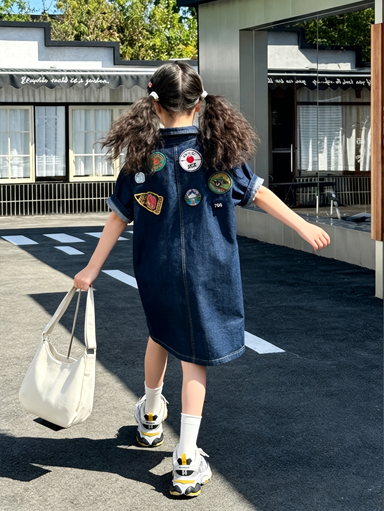 kids preppy dresses sold on Temu Australia