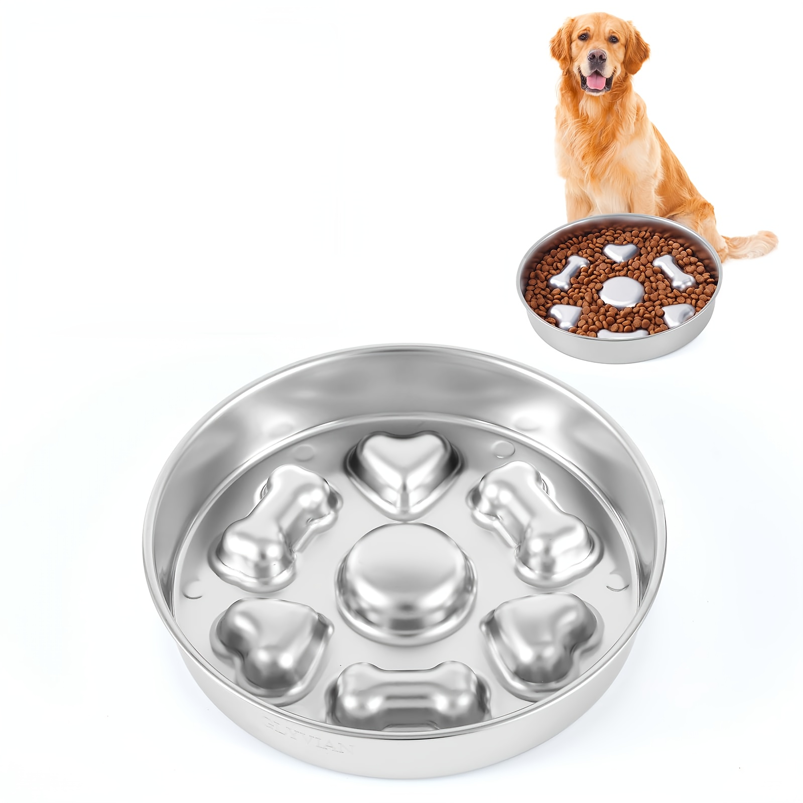 Pet Supplies Maze Dog Bowl Petsmart Slow Down Metal Maze Dog Bowl