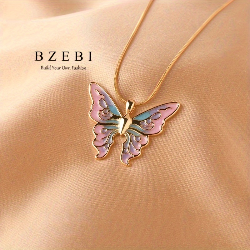 Ladies' Butterfly Pendant Necklace, Elegant Gift