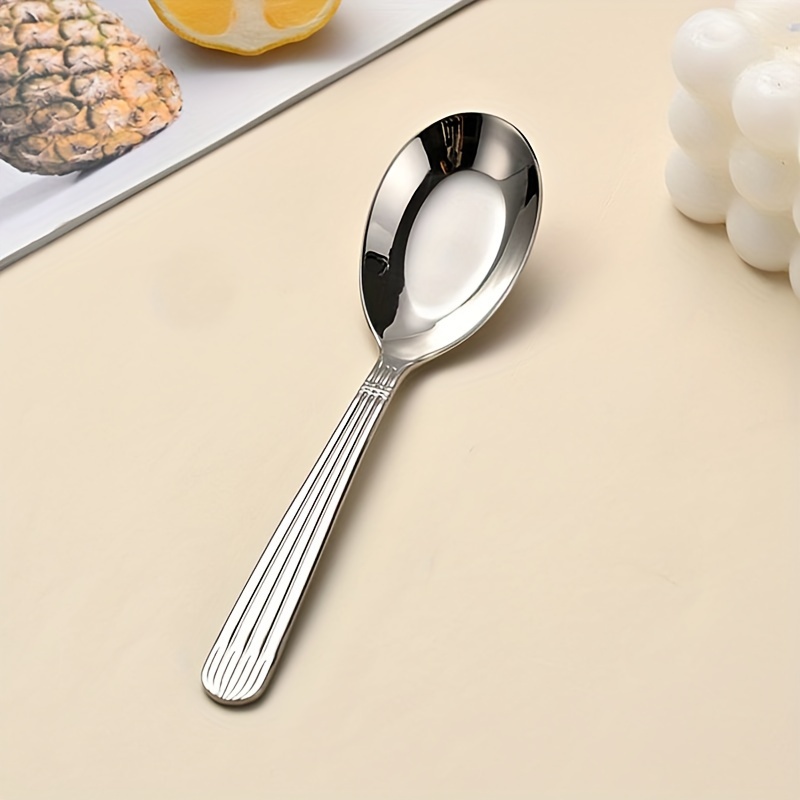 1 sus304 stainless steel spoon household soup spoon eating