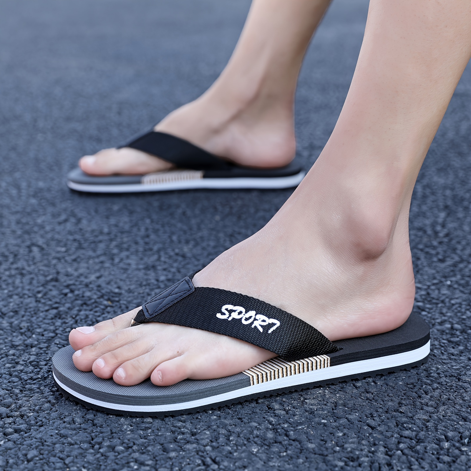 Breathable flip flops online