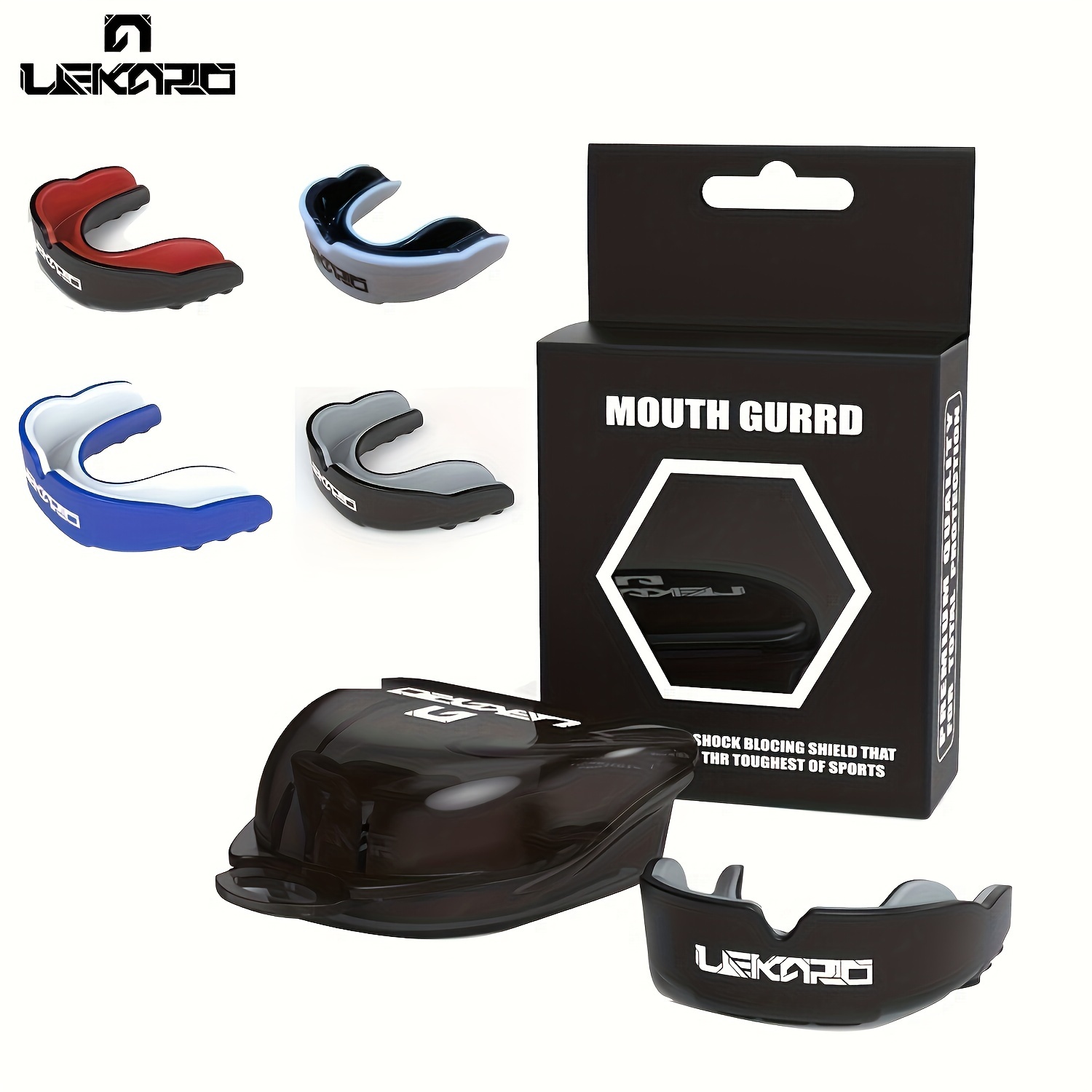 1 sports mouthguard, protective gear for Muay Thai, boxing, taekwondo, kickboxing
