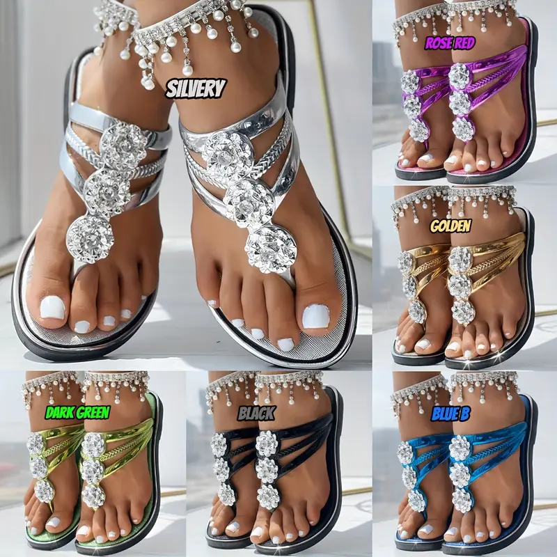 woven electroplated clog sandals details 1