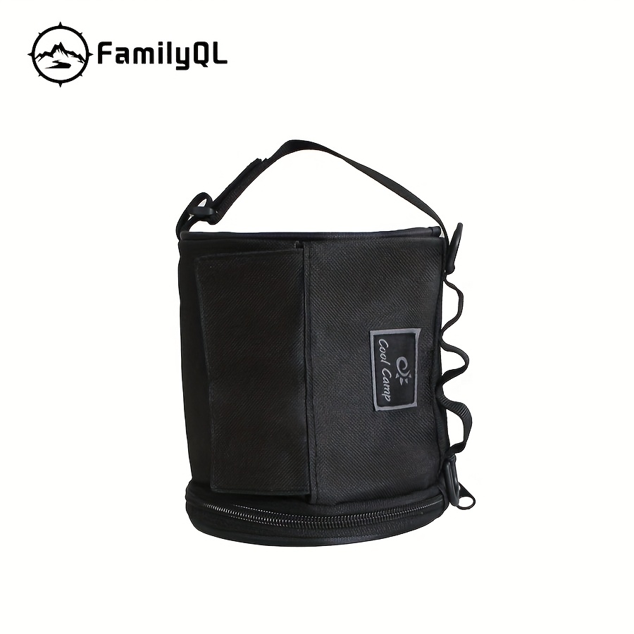Image of Outdoor Camping Roll Paper Bag, Multifunctional Tissue Storage Bag, Lamp Pole Hanging Picnic Bag, Tissue Tube, Portable Tissue Pouch