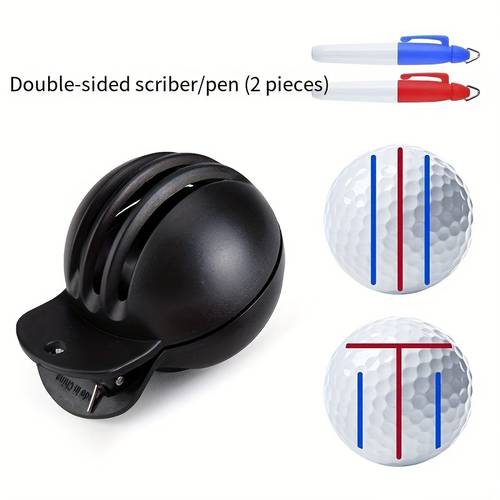 marker golf drawing tool with 2pcs line markers golf additions