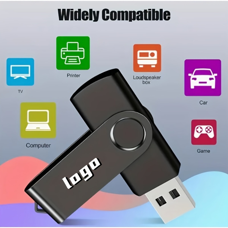Chiavetta USB A Forma Di Mattoncino Giallo, 8/16/32/64GB, USB 2.0, Divertente E Originale