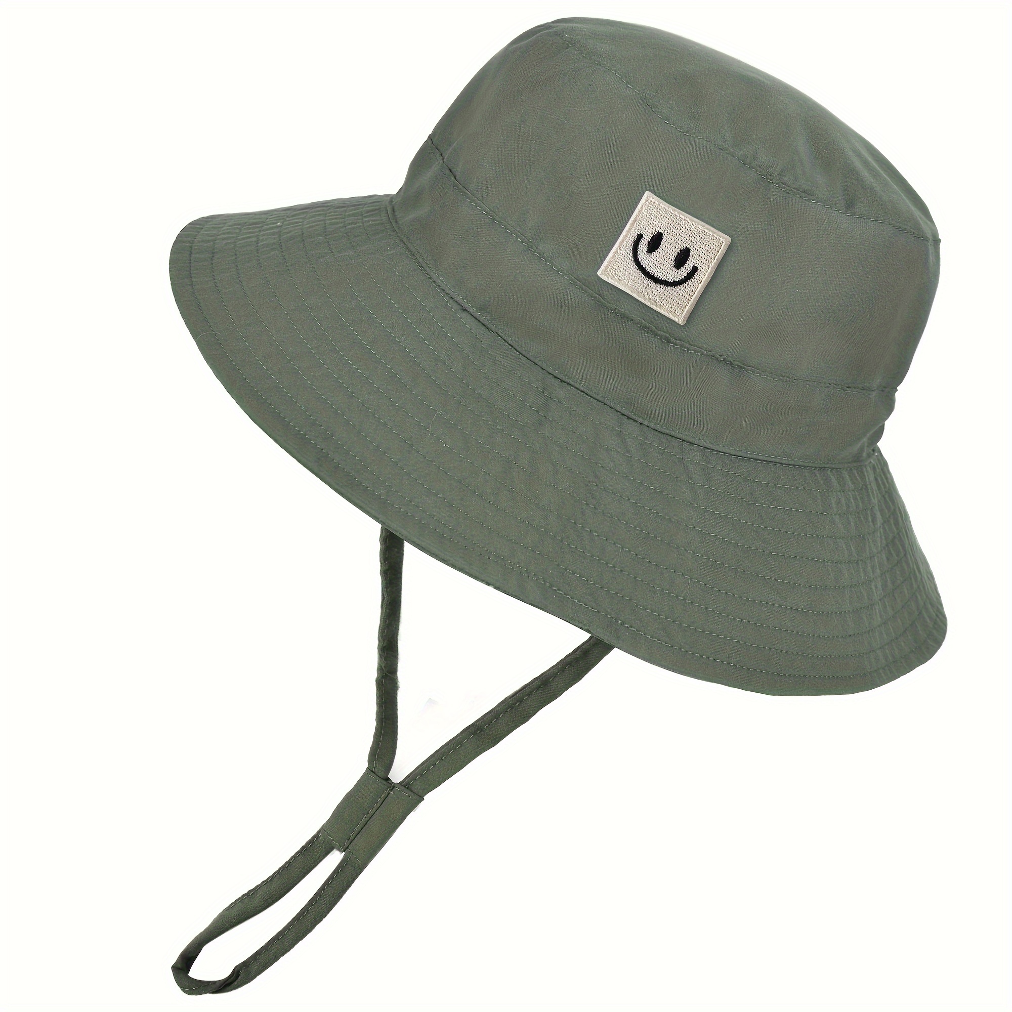 Cotton Bucket Hats for Women Sun Beach Hat Teens Girls Wide Brim Summer  Fisherman's Caps UPF 50+ (A1-Black) at  Women's Clothing store