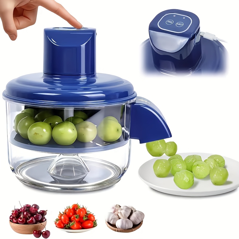 TEMU Automatic Grape Peeler Machine, Electric Garlic Peeler And Skin Remover Tool For , Peeling Kitchen Gadget For Home Use