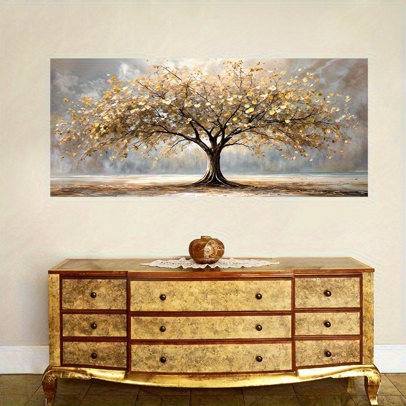 TEMU 1 pieza de sin , Elegante Árbol de con y Impreso en Tela, Póster Decorativo de Gran Tamaño Adecuado para Decoración de Pared de , Dormitorio o