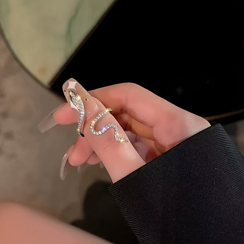 Women's Silvery Winding Small Snake Ring