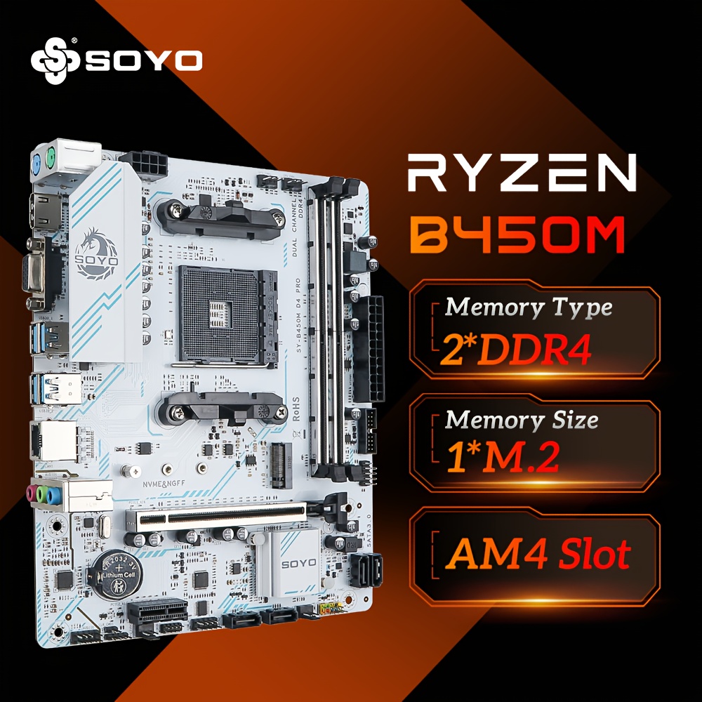 placa base compatible amd b450 am4 soporte Temu Colombia