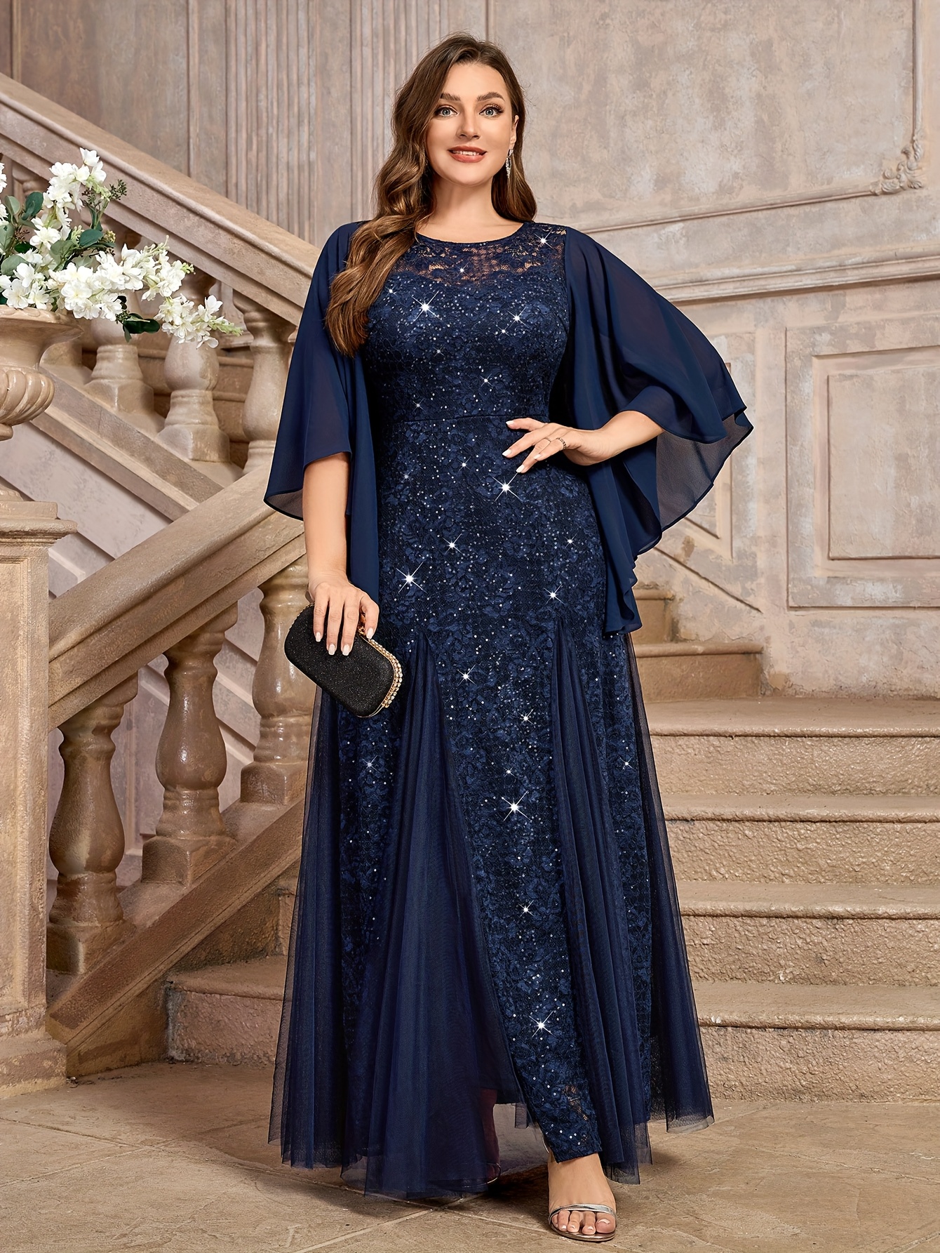 chinese dress ladies Faviana 9592 Long Plus Size Formal Corset Prom Dress – The Dress Outlet main image 0