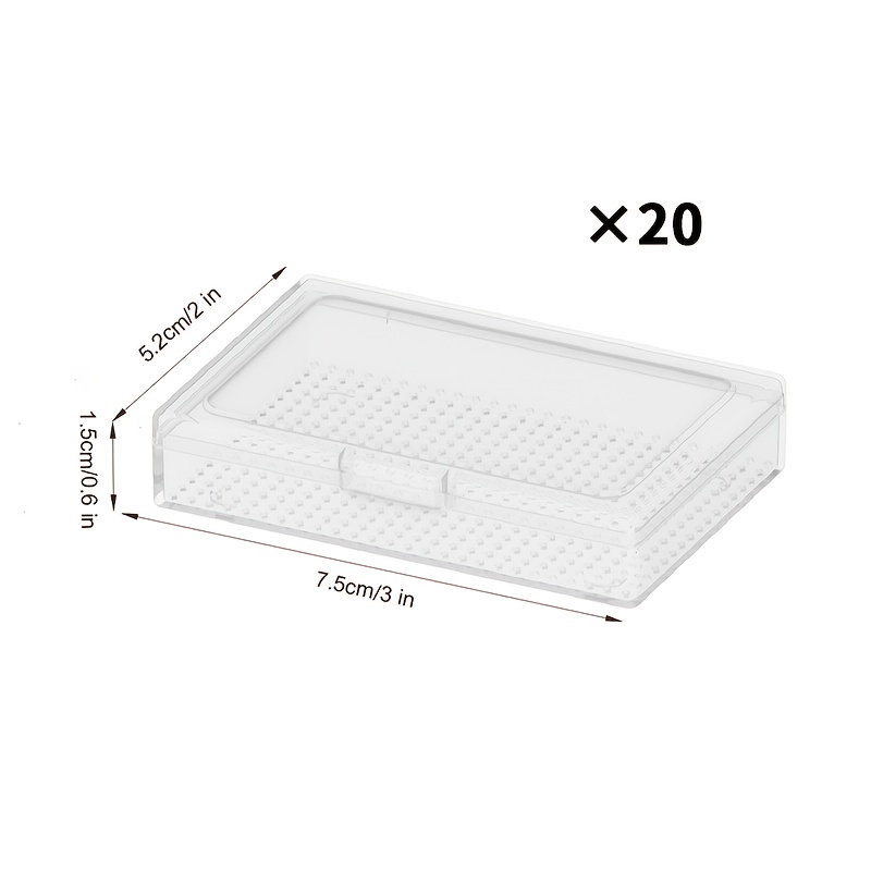 20pcs Painting Trays, Art Trays With Lids, Art Storage Containers & Tray, Upgrade Convex Point Bottom Design For Efficient Crafting