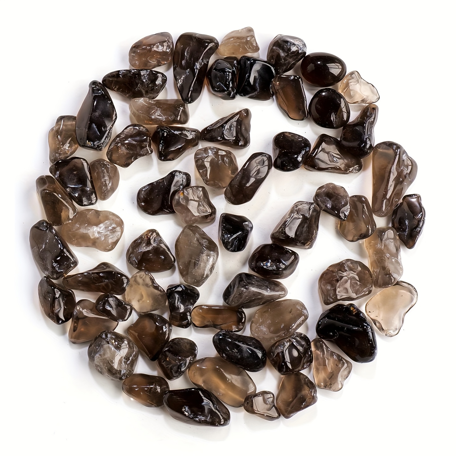 Smoky Quartz Crystal Crushed Stones for Decorative Use