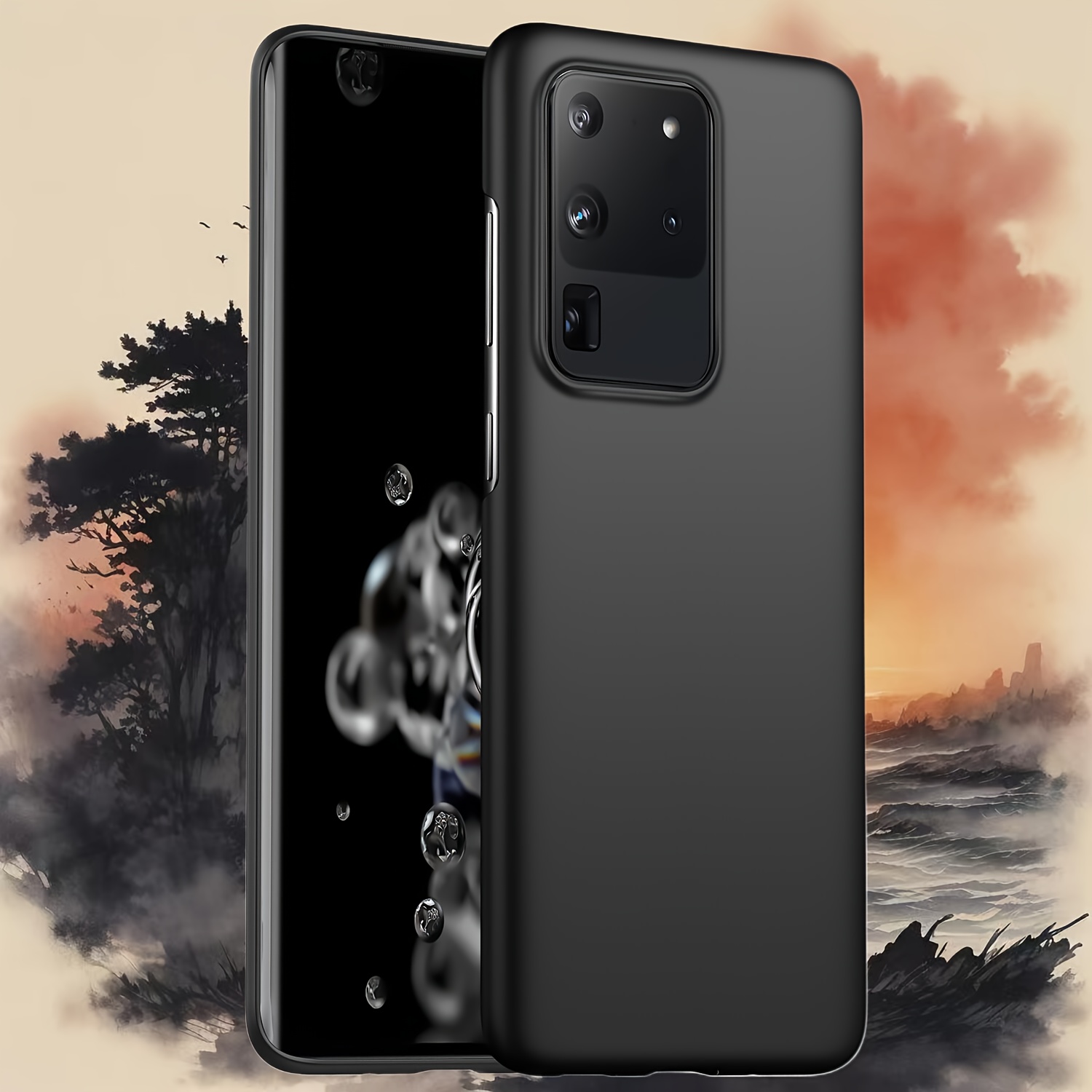 phone case compatible with samsun  s20 5  s20 galaxy s20 ultra galaxy s20 fe hard pc phone case all inclusive     simple solid   shock absorbing wireless charging for samsun  s20 plus phone case
