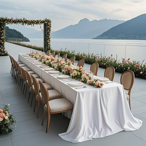 1pc elegant smooth rectangular tablecloth suitable for birthdays weddings friend art exhibitions cultural celebrations anniversary parties family reunions christmas thanksgiving easter