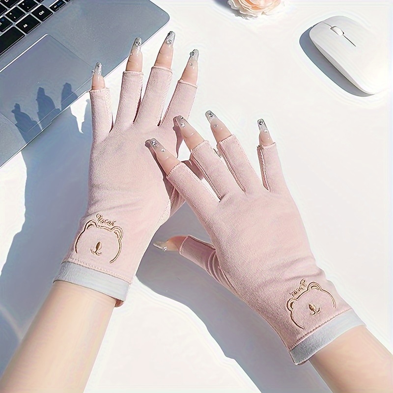 

1 -uv Gloves Uv Gel Gloves Fingerless Led Dryer