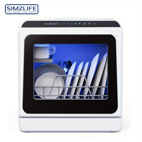 portable compact dishwasher small countertop dishwasher with a 5 liter built in water tank offers 6 and baby care ideal for flats and rvs no water installation required