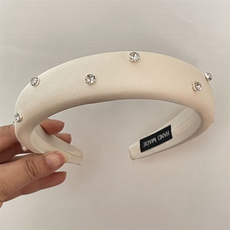 Image of New Sponge Headband High Skull Top Hair Band For Going Out, High-end Hair Clip
