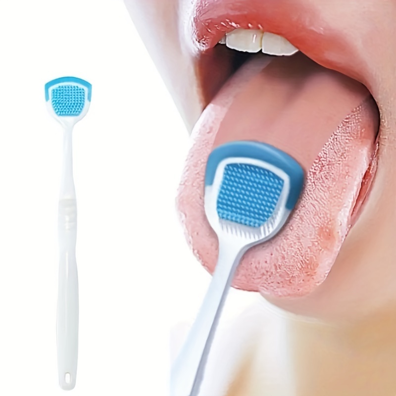 

1pc Tongue For Adults, Ergonomic , For Plaque Removal, & Gum , Tongue For 14+ Age