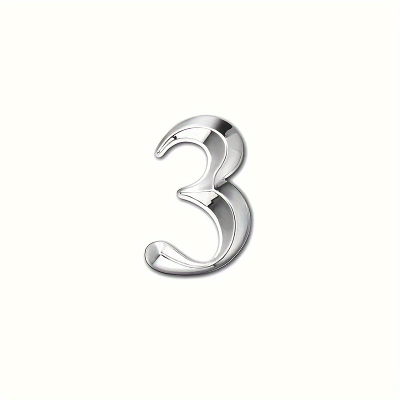 1pc Of Door Number, 3d Mailbox Number, Self-adhesive Numbers 0-9 For Door Signs, Street Address Numbers, House Stickers, Apartments, Offices, Hotel Room Numbers