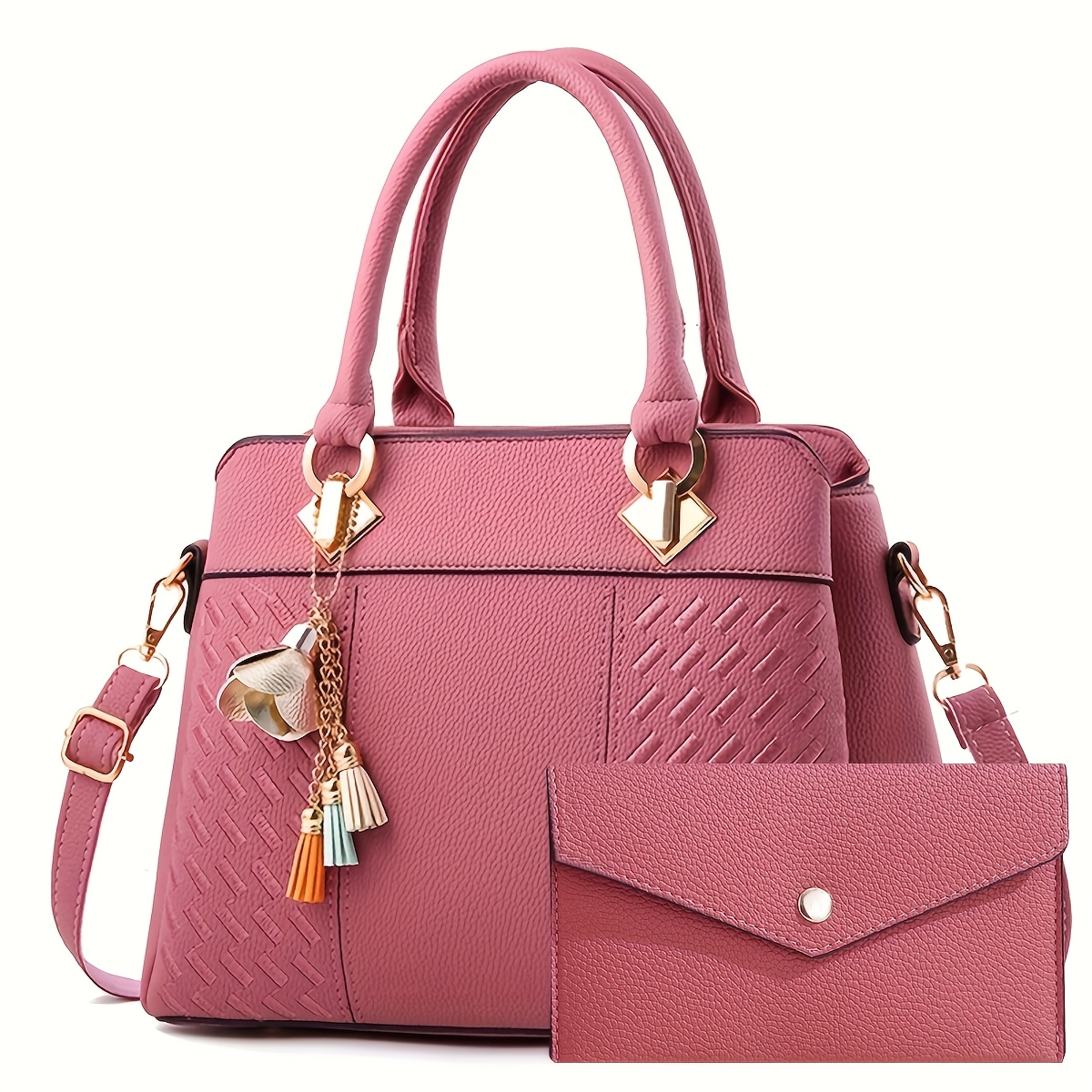 A New Stylish Shoulder Bag for Mom, Perfect for Family Gifts, Featuring a Trendy Crossbody Design with Letters, Ideal for Casual Outings.
