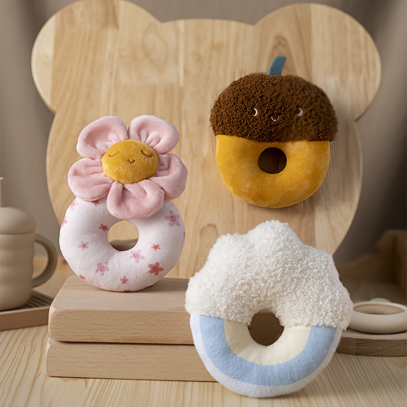 Plush Baby Soft Rattle Toys