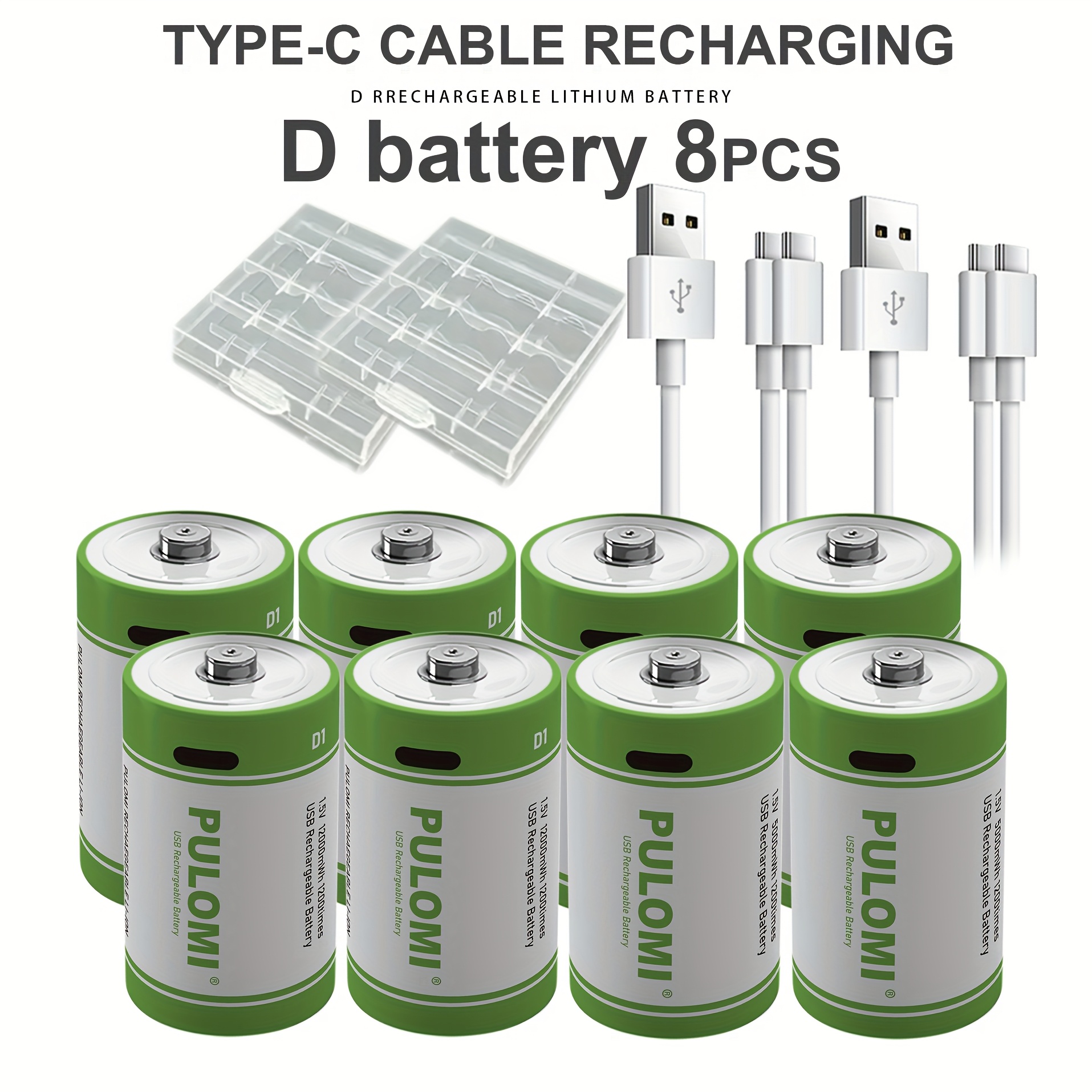 d cell battery usb charger
