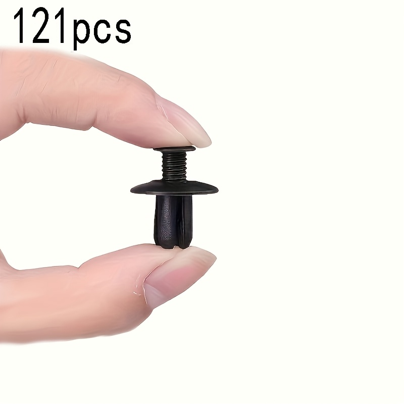 TEMU 121 pezzi di di fissaggio in plastica per autoveicoli, adatti per il fissaggio del pannello di rivestimento della portiera, accessori essenziali