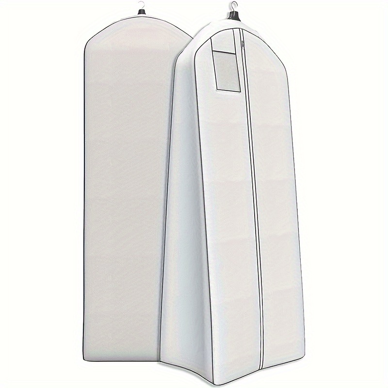 

Extra-large & Thick Non-woven Wedding Dress Storage Bag With Zipper - Hanging Garment Protector