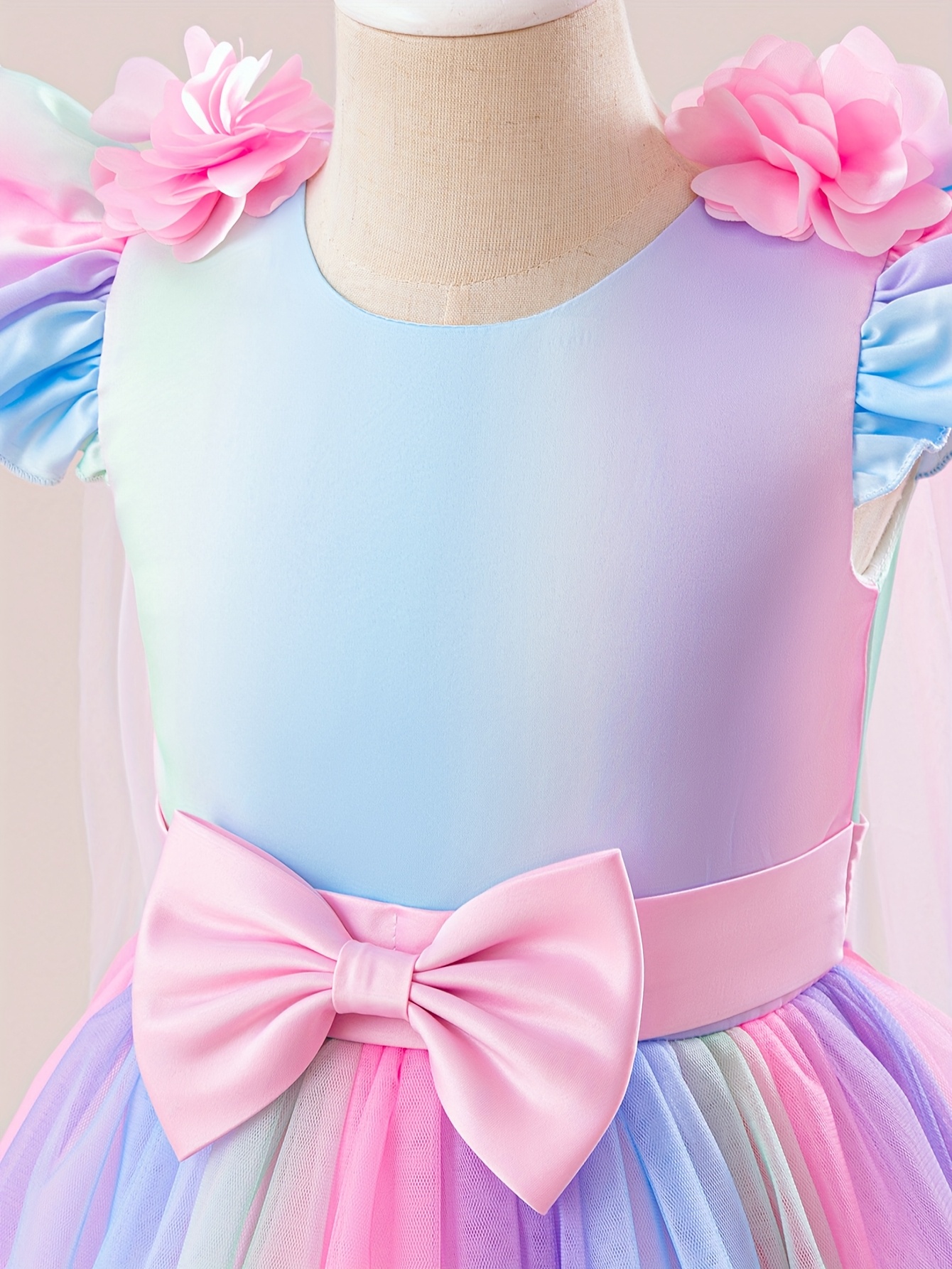 girls special occasion rainbow dress little girls three - Temu Czech  Republic
