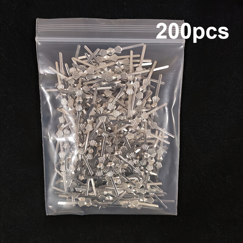 TEMU Kit de décoration en cristal, 200 connecteurs de nœud et goupilles de fixation pour améliorer , crochets de suspension créatifs et clips de