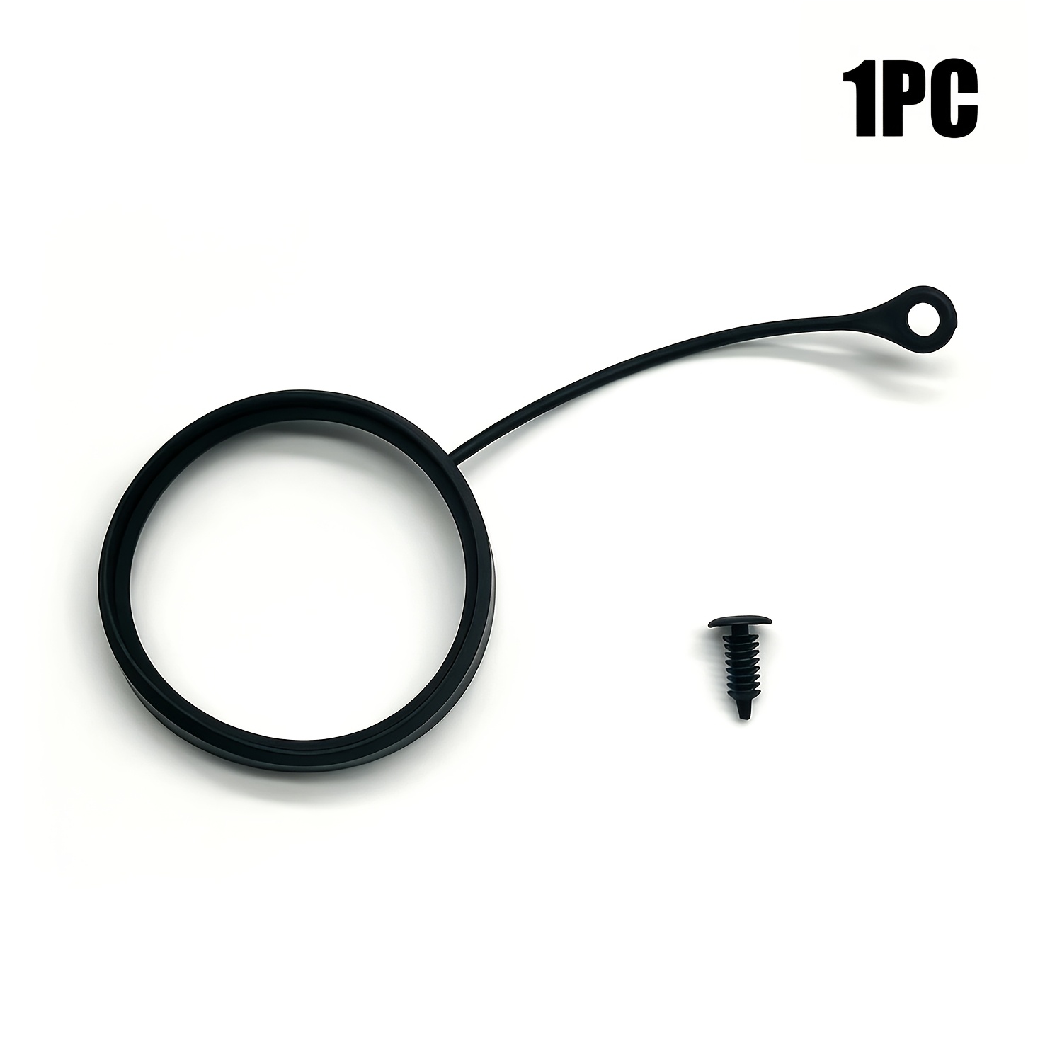 TEMU 1pc Fuel Tank Cap Inner Cover Anti-loss Lanyard, Fixed Pull Wire Tether, Durable Plastic Strap, Fuel Tank Cover Lanyard Replacement Parts,