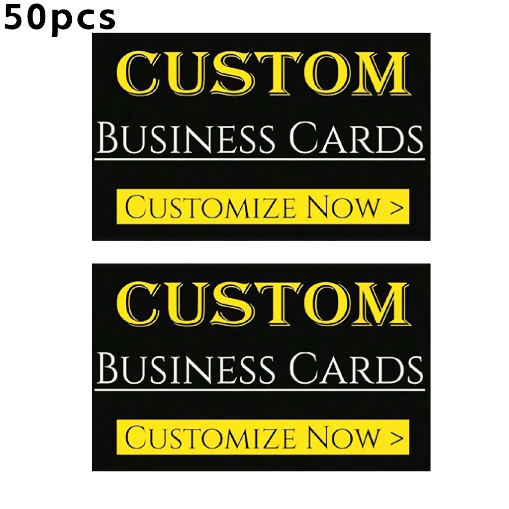TEMU 50pcs Of Small-denomination Batch Multi-functional Customizable Commercial Store Business Cards. Design Customer Points, Small-value Voucher