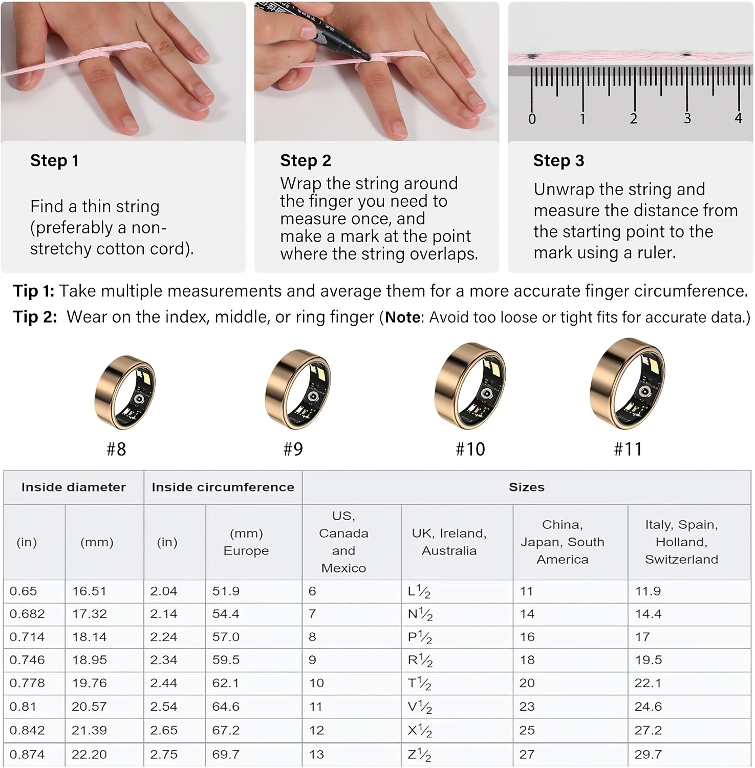 Smart Ring for Women Men, Activity and Fitness Tracker with Steps, Calories, Sleep Tracking, Exercise Monitoring for iPhone Android, IP68 Waterproofing Smart Rings, Fitness Ring, Health Tracker Ring - Thanksgiving Gifts, Christmas Gifts, Black Friday 16 Smart Ring for Women Men, Activity and Fitness Tracker with Steps, Calories, Sleep Tracking, Exercise Monitoring for iPhone Android, IP68 Waterproofing Smart Rings, Fitness Ring, Health Tracker Ring - Thanksgiving Gifts, Christmas Gifts, Black Friday