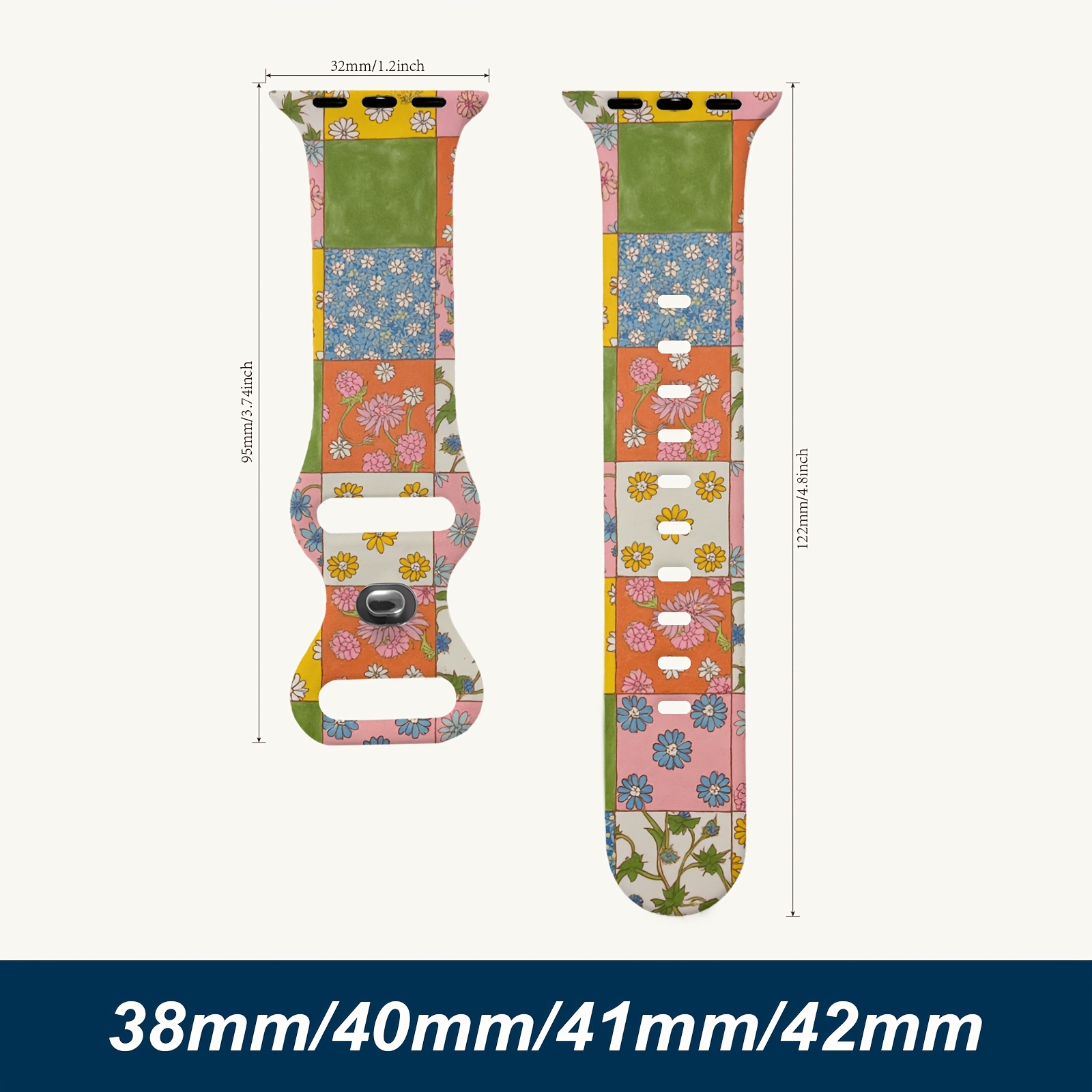 TEMU 44/45/46/49mm Unisex Band For All Watch Compatible With Series12/11/10/9/8/7/6/5//3/2/1//se Adjustable Gift Holiday Gift Watch Replacement Band