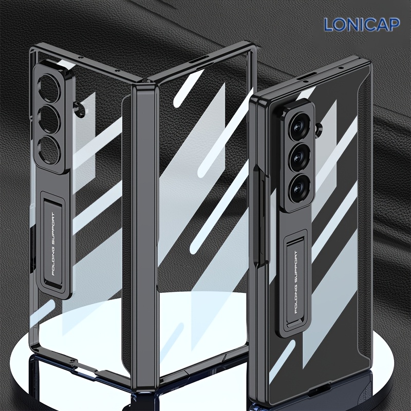 TEMU Phone Case - Phone Case:suitable For Galaxy Z Fold 8 Ultra/z Fold Magnetic Foldable Case, Shell Film Integrated Hard Cover, Built-in Kickstand,