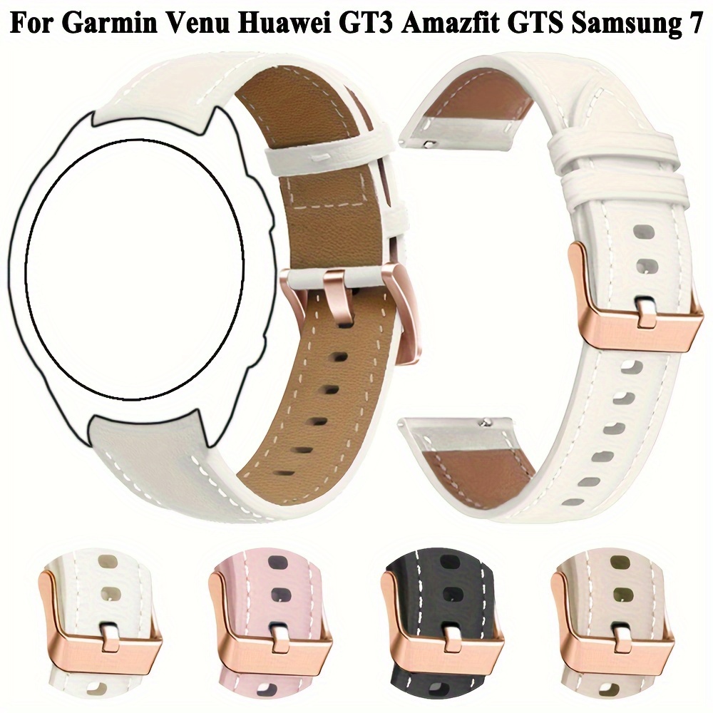 

1pc 20mm Synthetic Strap -button - Compatible Garmin , 165 55, 5 3, Samsung 7 40 44 6 5 4, Gts 4 2 3 2e, Huawei Pro 43 Gt2 42 - Wristband Accessories For