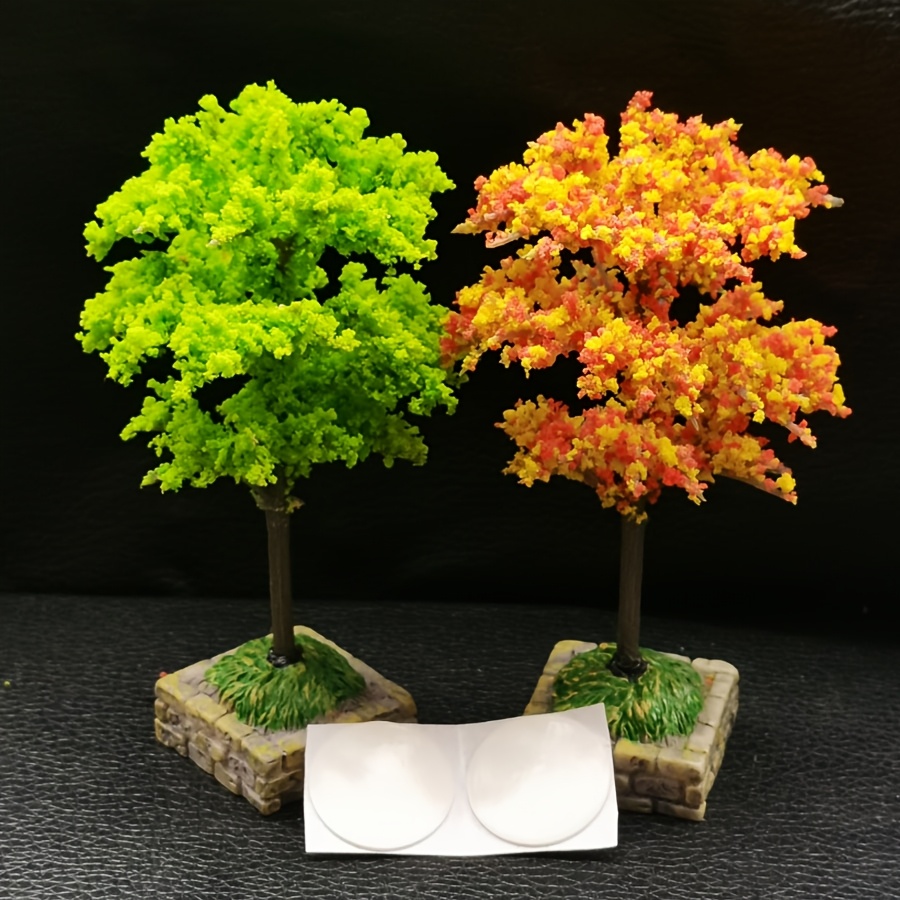 2pcs Mini Simulated Flower Tree Car Decoration Ornaments, Dashboard Decorations For Cars Holidays, Enhancing Car , A Great Gift For