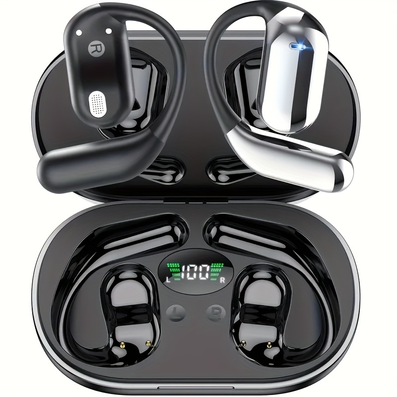 

New High Wireless Headphones, Wireless 5.4 Headphones With Ear Mount, Sports 50h Headphones, Wireless Headphones, Hd Stereo Headphones, Black Led Display