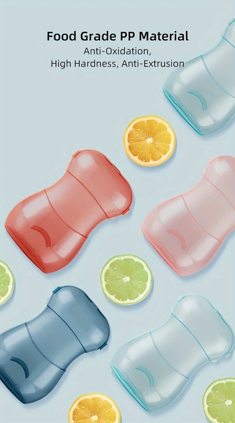 1pc Anti squeezing fruit puree box, Squeeze-Proof Holder for Food Pouches and Juice Boxes, Easy Flipping Design for Convenient Feeding