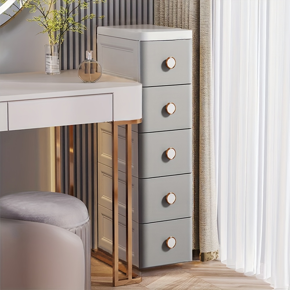 Zero-Footprint Ultra-Deep Bath Cabinet with Storage Drawers
