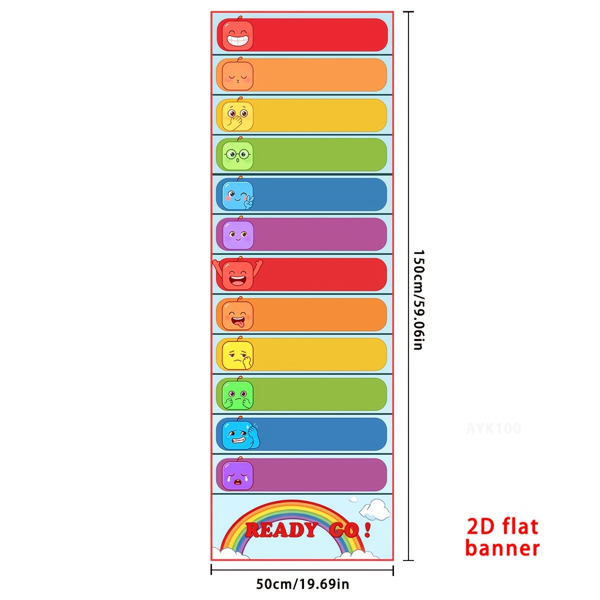 TEMU 2d Flat, 2d Flat Party Banner, 1pc, Interactive Party Banner—birthday Theme/dollar Bar/trophy Theme, Easy-to-clean Material, Suitable For Team
