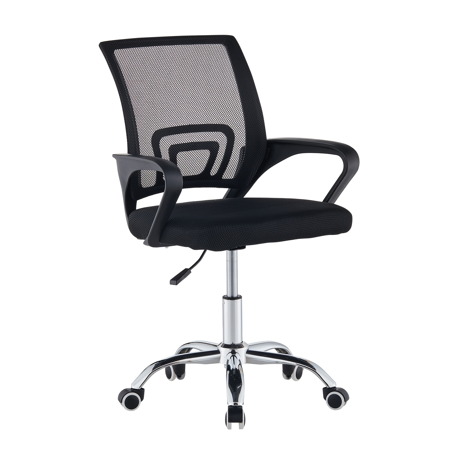 TEMU Ergonomic Office Chair With Breathable Mesh Back & Adjustable Height/lumbar Support - Swivel Computer Desk Chair With Rolling Base, Heavy-duty