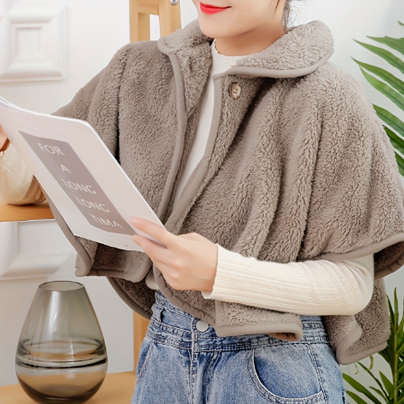 Image of High-quality Warm Cape Cloak Shoulder Cape Back Cover Bolero For Winter And Autumn