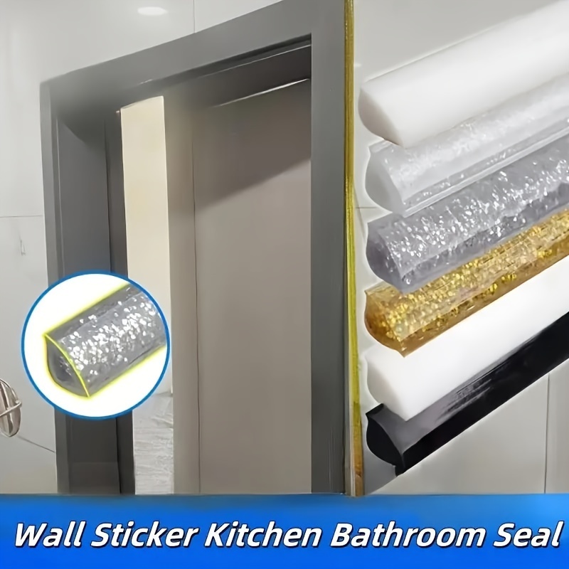 

1pc Waterproof Sealing Tape - Kitchen Countertops, Sinks, - Self-adhesive Strip, Bathtub Gap Filler, Toilet, Floor Gap